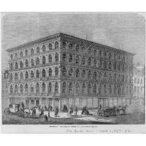  Broadway,Store,Messrs. E.V. Haughwont & Co.,1859