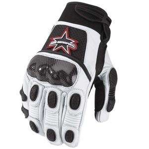  Icon Merc Short Gloves   2X Large/White: Automotive
