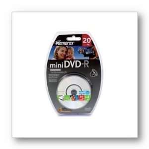  Memorex 30 min./1.4 GB Mini DVD R (20 Pack)   05673 
