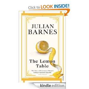 The Lemon Table Julian Barnes  Kindle Store