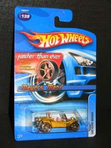 2005 HOT WHEELS FASTER THAN EVER MEYERS MANX #139 MOC  