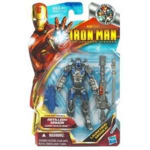  Iron Man 2 Movie 4 Inch Action Figure #02 Artillery Armor 