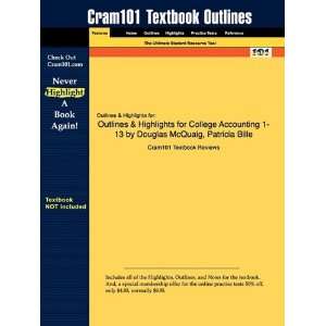  Studyguide for College Accounting 1 13 by Douglas McQuaig 