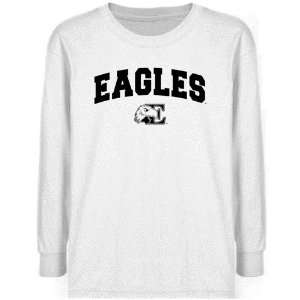  Eastern Michigan Eagles Youth White Logo Arch T shirt 