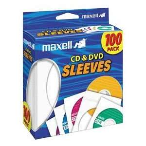  Maxell Corporation of America, MAXE 190133 CD/DVD Sleeves 