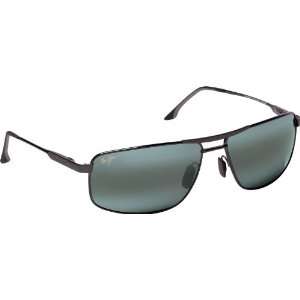 com Maui Jim Kapena 207 Sunglasses, Gunmetal / Grey Lens, Sunglasses 