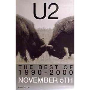  U2 The Best Of 1990 2000 In Stores 24x36 Poster 