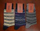 Missoni Socks Men MADE IN ITALY Stripe Black/Brown Stripe New with Tag 