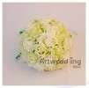   bouquet shape free form color light green material silk beading