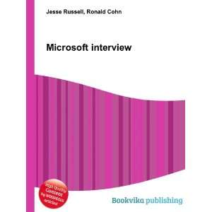  Microsoft interview Ronald Cohn Jesse Russell Books