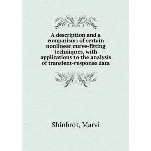   to the analysis of transient response data Marvi Shinbrot Books