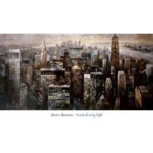  Marti Bofarull   Manhattan By Night Canvas