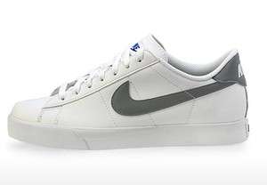 NIKE Sweet Classic Mens Sneakers Leather 318333 149 White Grey Sz7.5 