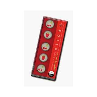 iPop WSD Cherries Clicks 5 Pack Magnet Set:  Kitchen 
