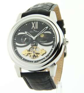 Lucien Piccard Mens AUTOMATIC Collection Black Or Brown Leather See 