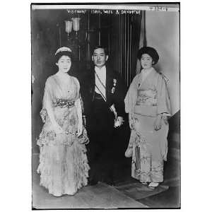  Viscount Ishii,wife & dau.