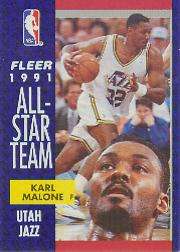 1991 92 Fleer #219 Karl Malone AS  