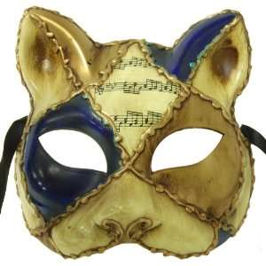  Italia Cat Costume Mask Blue/Gold Toys & Games