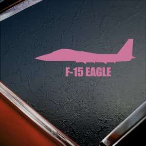  F 15 EAGLE Pink Decal Military Soldier Window Pink Sticker 