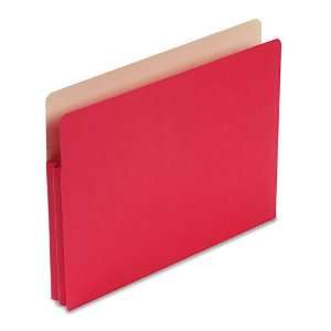 File Pocket, Straight Tab, Letter, Red   Sold As 1 Each   6 1/2 high 