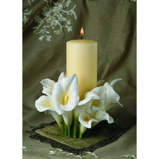 Calla Lily Pillar Candle Holder Ibis & Orchid Designs