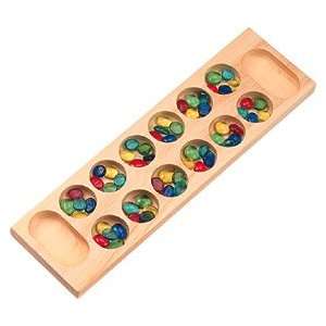 Wooden African Mancala Stone Game Toys & Games