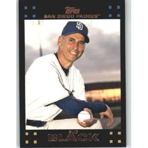 com 2007 Topps RED BACK #619 Bud Black MG   San Diego Padres (Manager 
