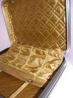 vintage luggage cosmetic shell suitcase rare Jetliner  
