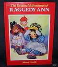 GIANT RAGGEDY ANN & ANDY BOOK 1989 HARDCOVER 10 BY 13 INCHES BIG