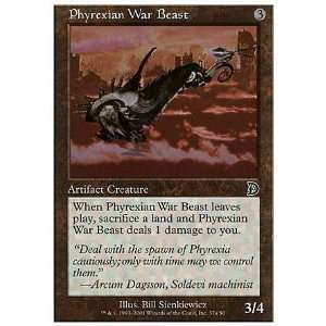   Magic the Gathering   Phyrexian War Beast   Deckmasters Toys & Games