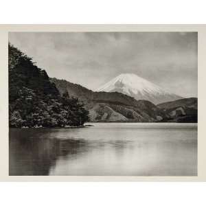  1930 NICE Photogravure Japan Mount Fuji Mountain Volcanic 