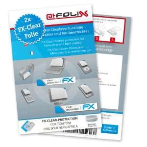  FX Clear Invisible screen protector for TomTom ONE Southern Africa 