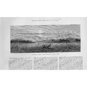  Anjer On Coast Java Destroyed By Erruption 1883