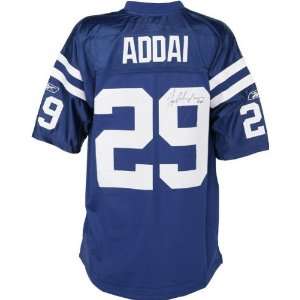  Joseph Addai Autographed Jersey  Details: Indianapolis 