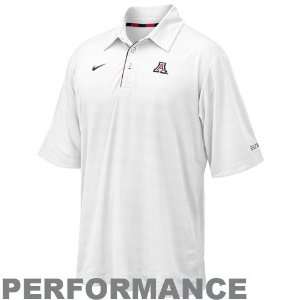  Nike Arizona Wildcats White Performance Polo Sports 