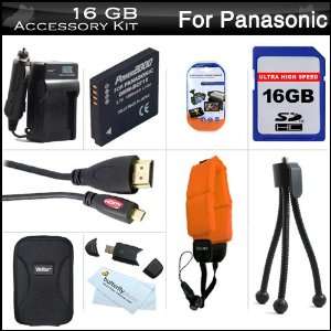  16GB Accessories Kit For Panasonic Lumix DMC TS4, DMC TS3 