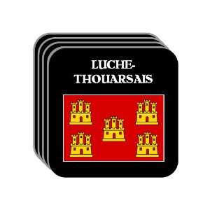 Poitou Charentes   LUCHE THOUARSAIS Set of 4 Mini Mousepad Coasters
