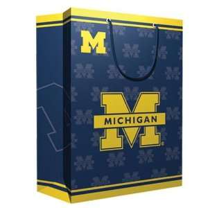 Michigan Wolverines NCAA Medium Gift Bag (9.75 Tall)  