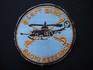 US 371st Radio Research Company LEFT BANK   Vietnam War Patch  