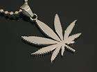 eaitem ganja marijuana pendant leaves themed necklace new returns 
