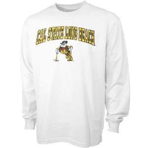  Long Beach State 49ers Youth White Bare Essentials Long 
