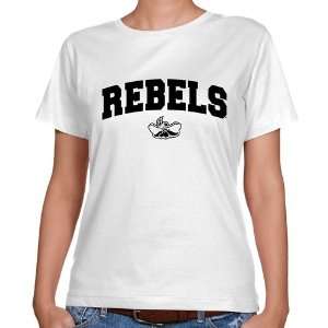  UNLV Running Rebels Apparel : UNLV Rebels Ladies White Logo 