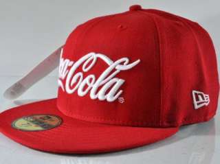 COCA COLA NEW ERA COCA COLA RED/WHITE 59FIFTY FITTED CAP  