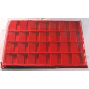  Vertical Coin Tray for 2x2 Coin Holders in Red Everything 