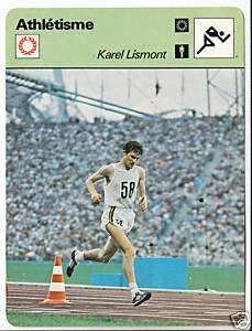 KAREL LISMONT Track 1979 FRANCE SPORTSCASTER CARD 85 07  