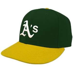 New Era Oakland Athletics 59FIFTY (5950) Green w/Gold Bill Fitted Hat 