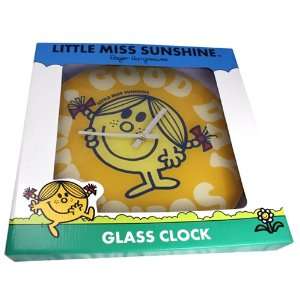  Little Miss Sunshine Good Day Glass Clock