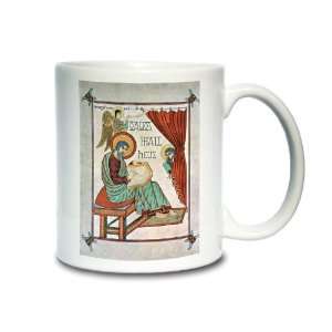  Saint Matthew, Lindisfarne Gospels, Coffee Mug Everything 
