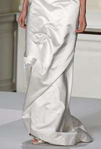 AUTHENTIC Oscar de la Renta 92N13 Silk Ivory Strapless Couture Bridal 