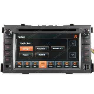 2009 2011 Kia Soul Car GPS Navigation Radio TV Bluetooth USB MP3 IPOD 